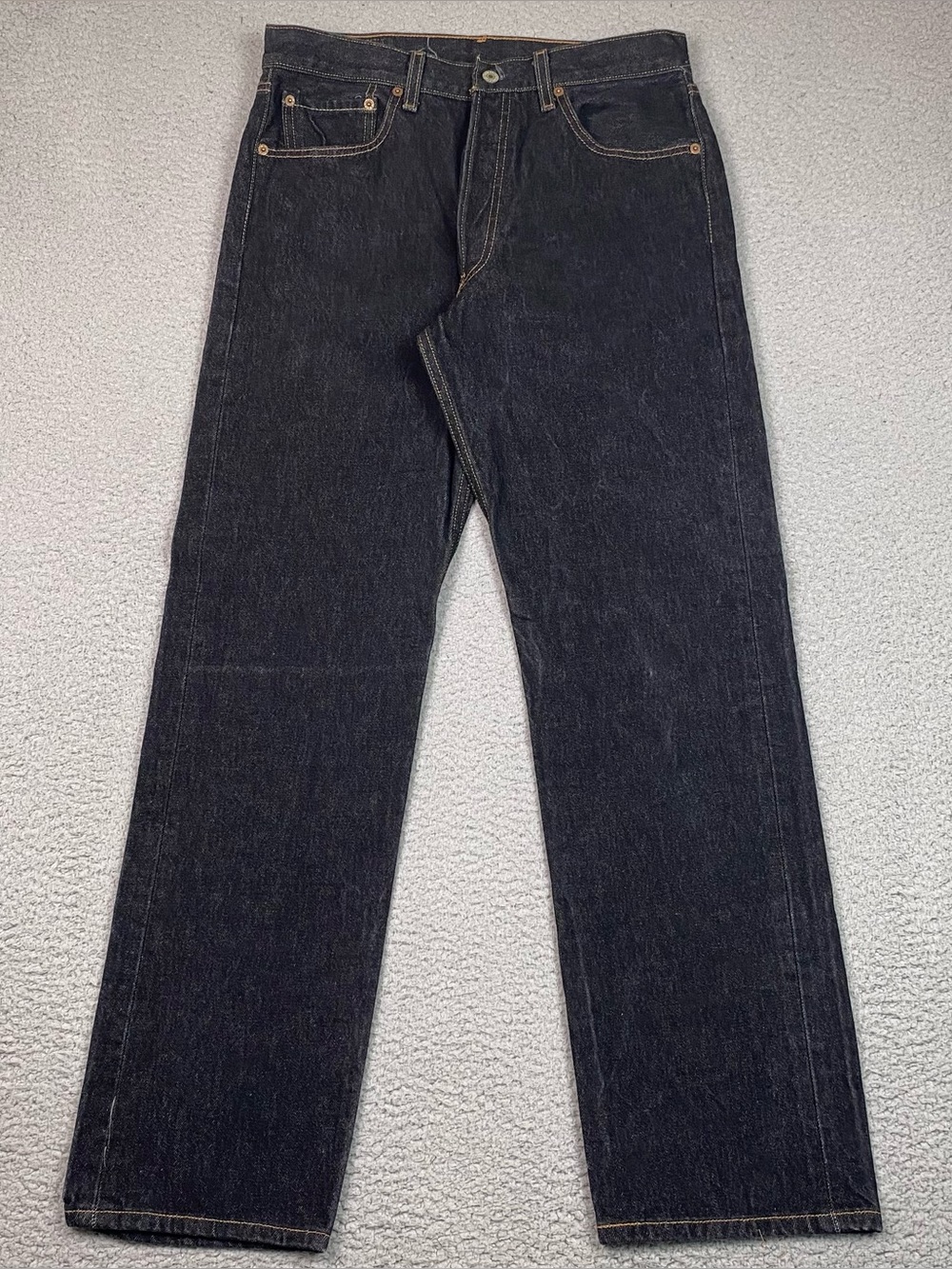 Levi's 501XX Jeans Men's Size 31x31 (Tag Reads 33x34) Dark Wash Denim Button Fly